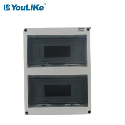 Porte transparente en plastique extérieure de distribution d'énergie de manière de la boîte 24 d'IP65 MCB