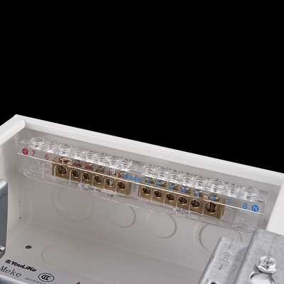 Conseil de distribution d'énergie de circuit électrique de clôture en métal monophasé de 7 manières pour d'intérieur