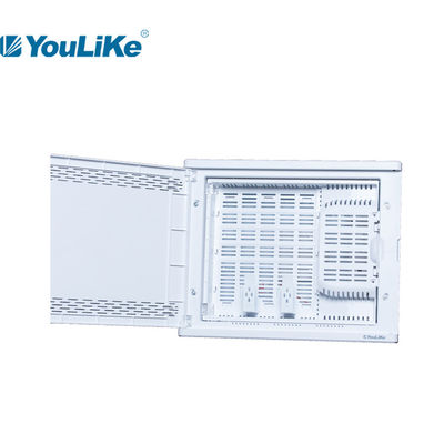 400V épaississant le réseau téléphonique électrique de la boîte TV de bâti affleurant