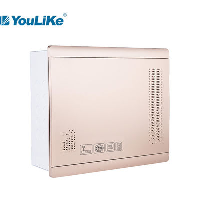 IP30 bâti de flux de téléphone de la boîte de distribution de multimédia de la protection MCB TV