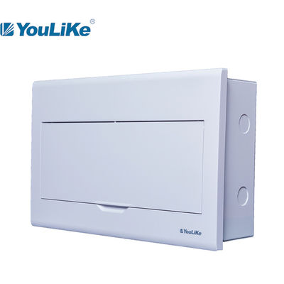 Boîte de distribution affleurante blanche de bâti de 16 manières, jonction câblant la boîte avec MCB