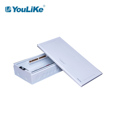 Boîte en plastique extérieure de distribution d'énergie de 21 modules de porte de boîte blanche de PVC Mcb