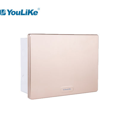 Conseils domestiques de distribution électrique du bâti affleurant MCB avec la couverture d'or